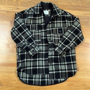 Bershka Plaid Shacket